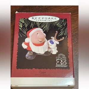 Hallmark Keepsake Ziggy 1996 Ornament 25th Anniversary Christmas Ornament RARE